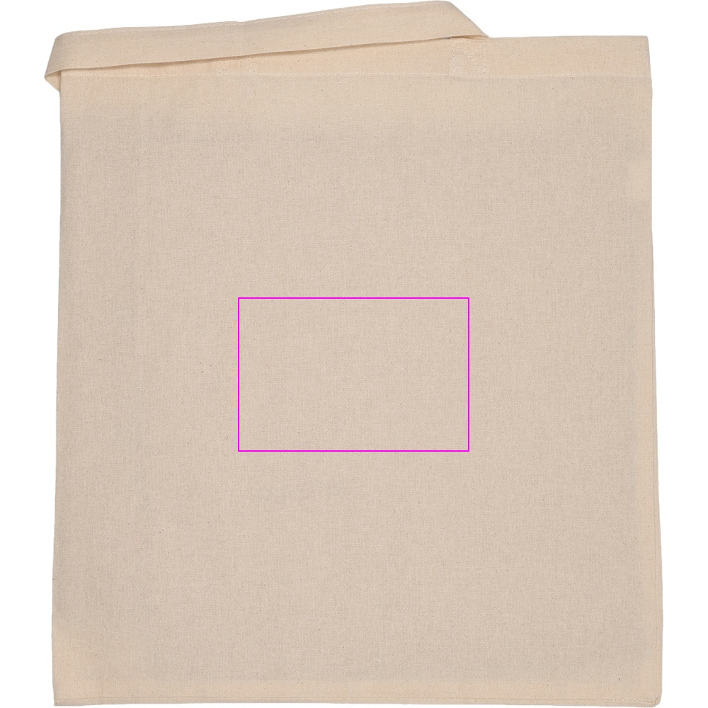 Organic cotton bag with long handles 180 g/m2 ADAM