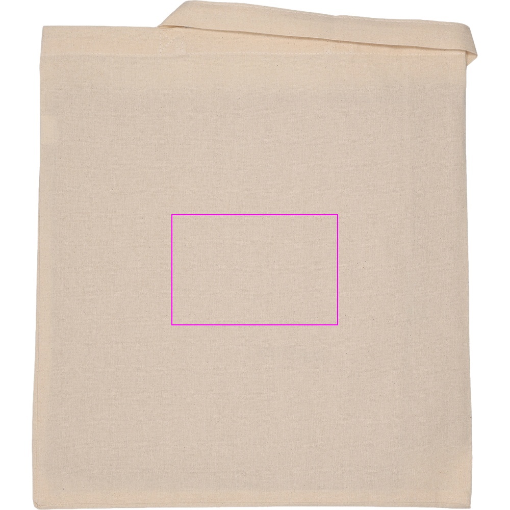 Organic cotton bag with long handles 180 g/m2 ADAM