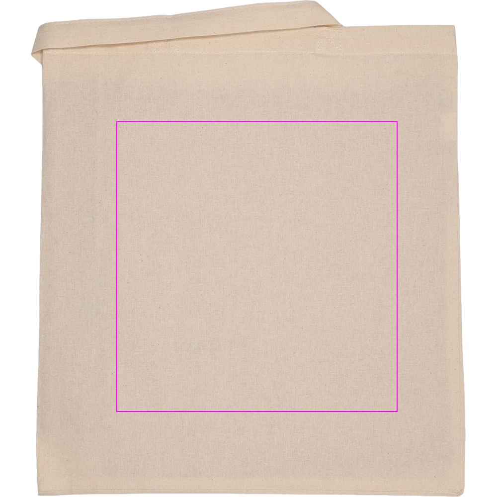 Organic cotton bag with long handles 180 g/m2 ADAM