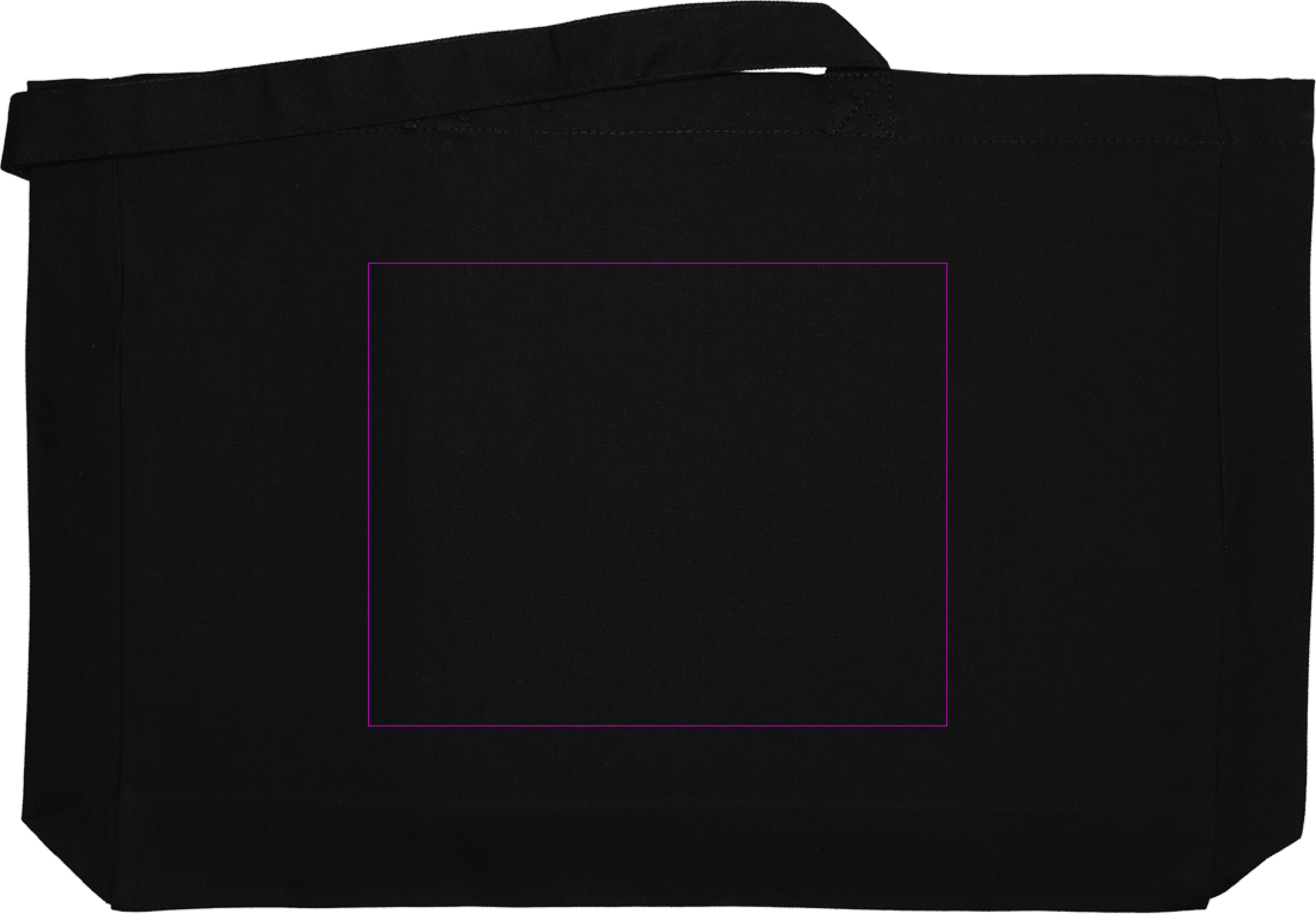 Organic cotton bag with long handles 270 g/m2 MARCELLO