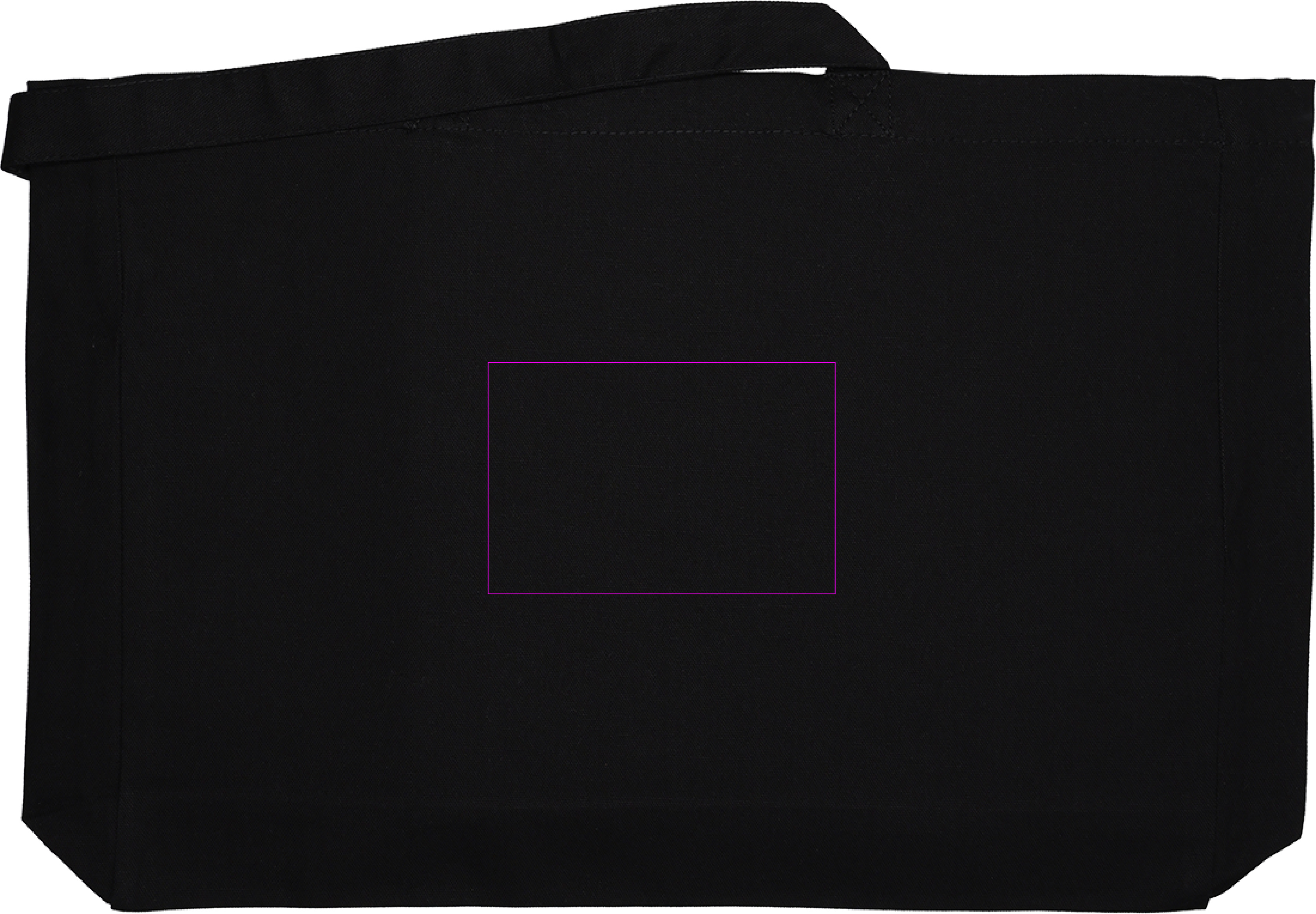 Organic cotton bag with long handles 270 g/m2 MARCELLO