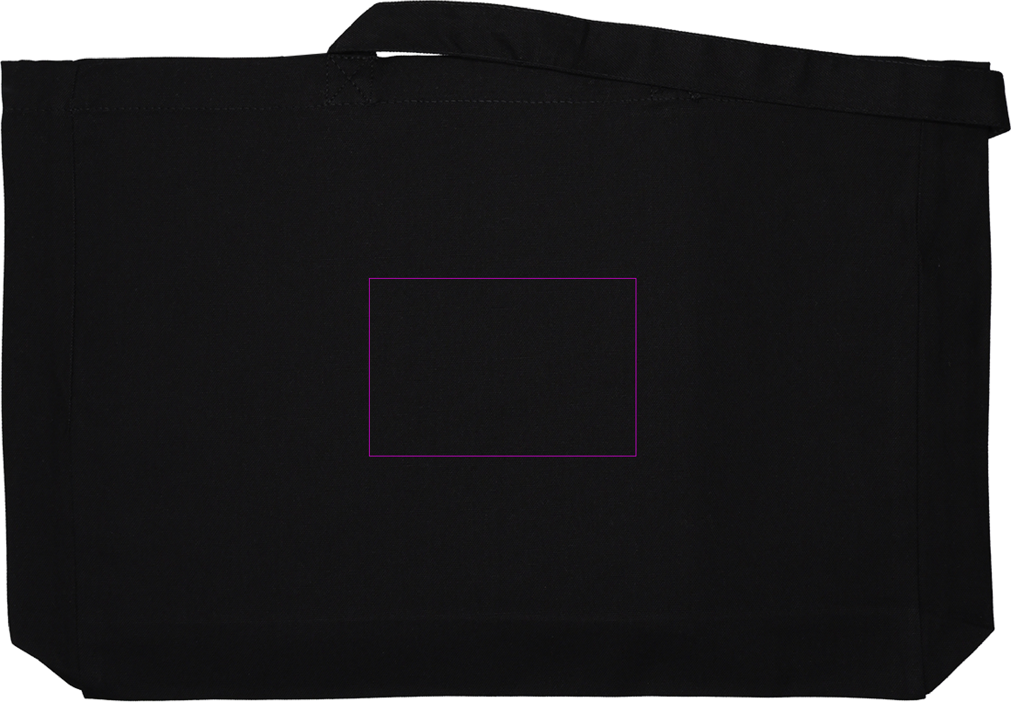 Organic cotton bag with long handles 270 g/m2 MARCELLO