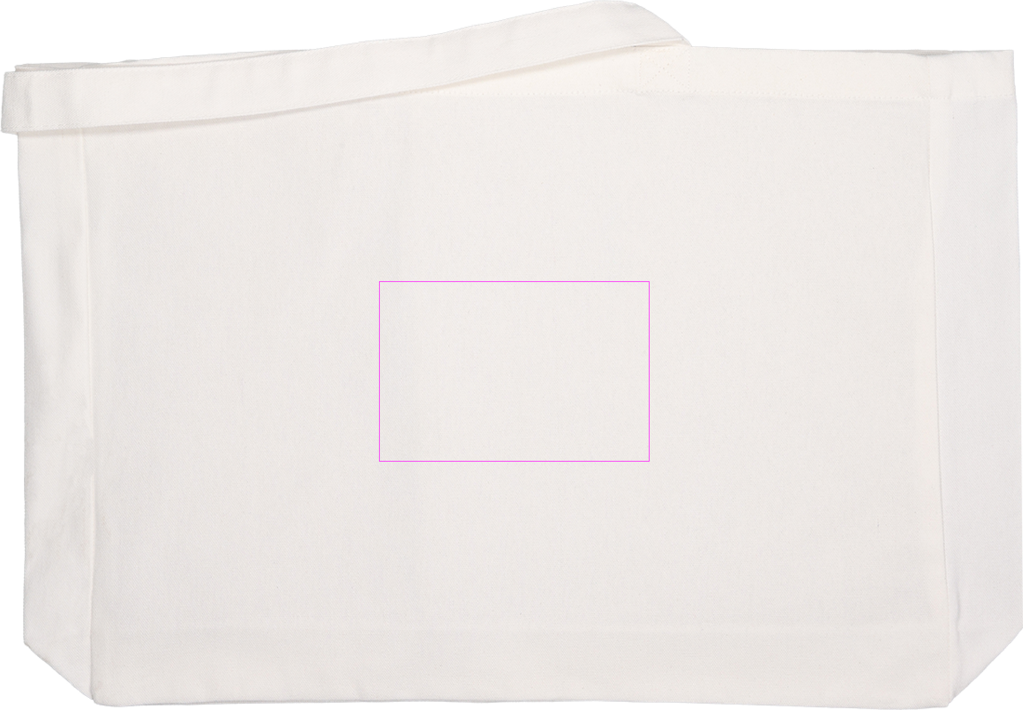 Organic cotton bag with long handles 270 g/m2 MARCELLO