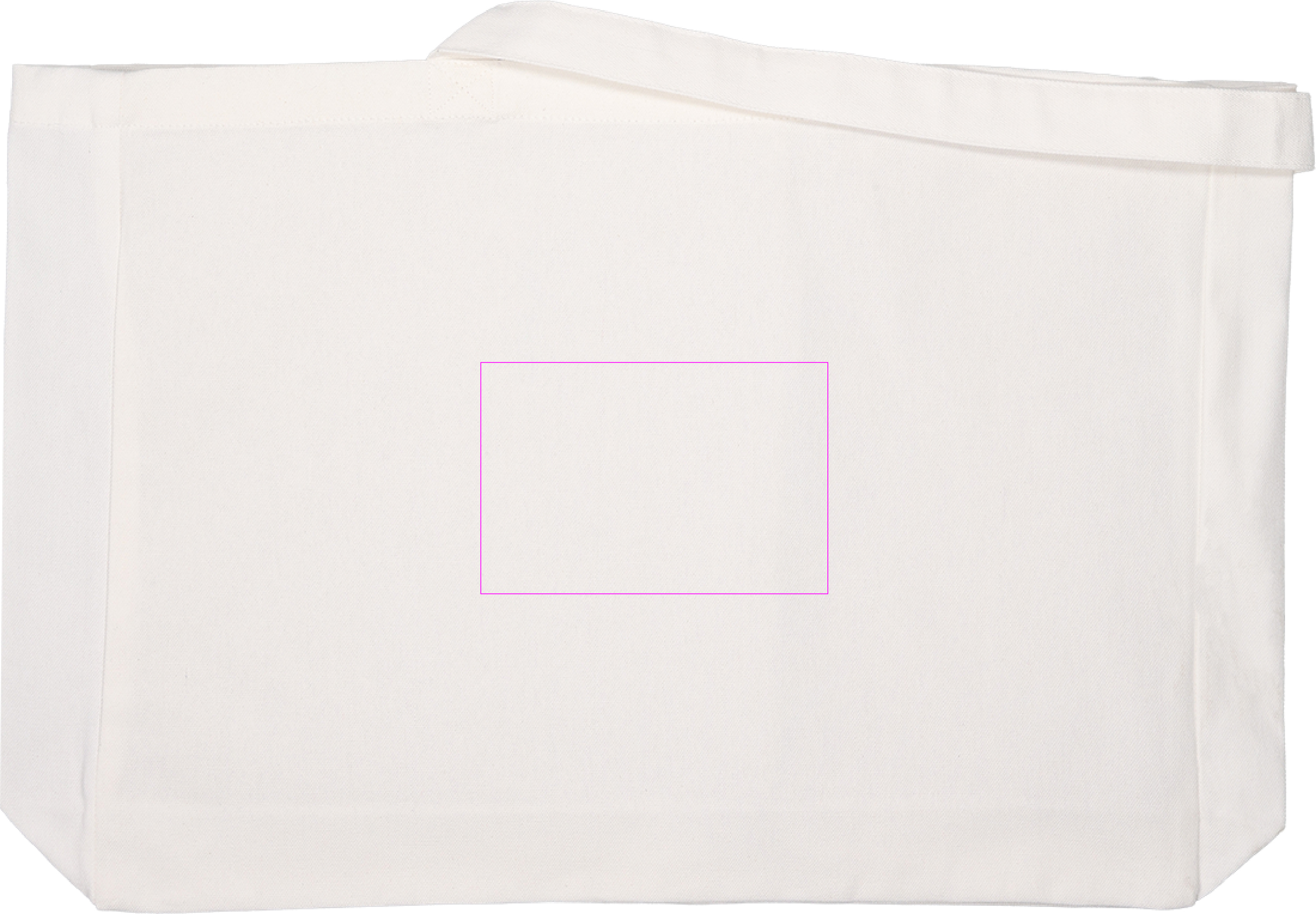 Organic cotton bag with long handles 270 g/m2 MARCELLO