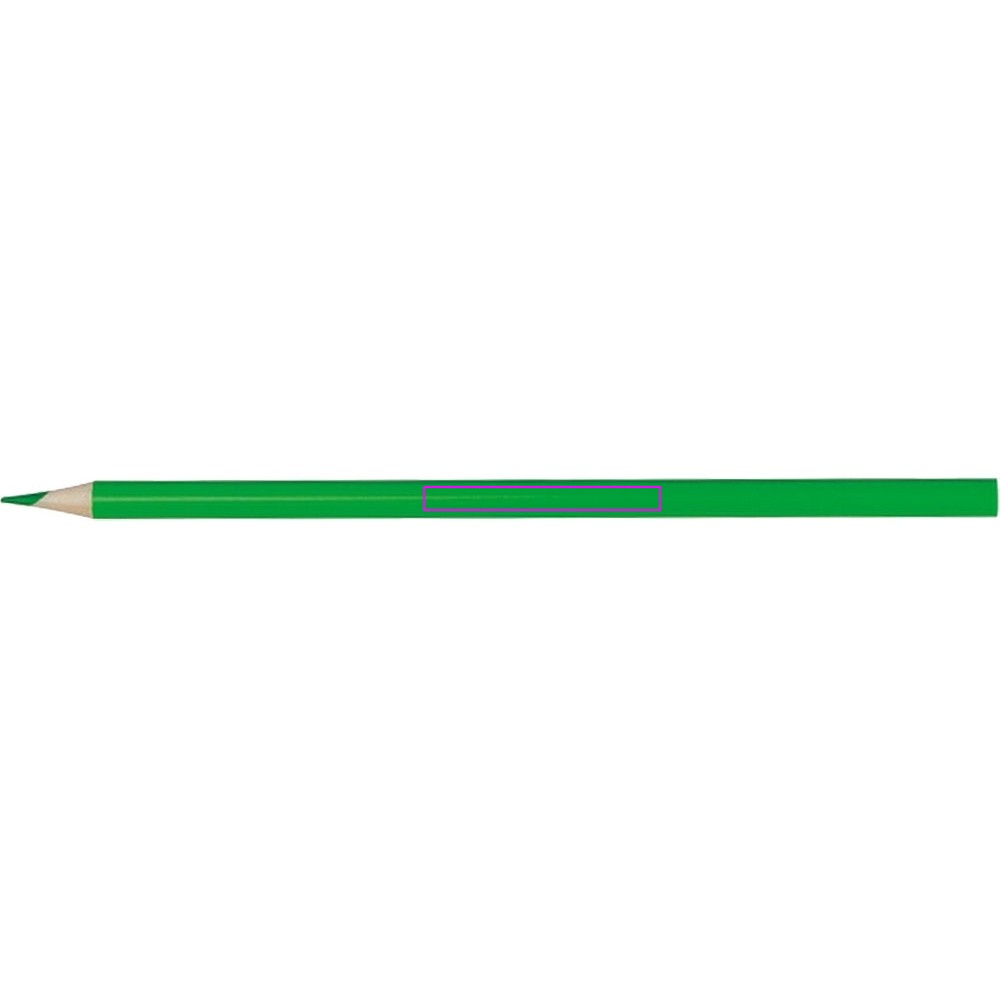 4 neon wooden colored pencils ASHLEY