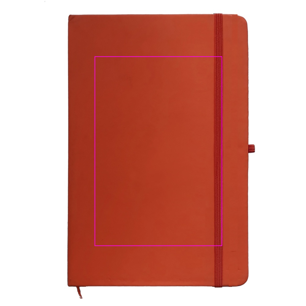 A5 lined notebook made of recycled PU CLEO