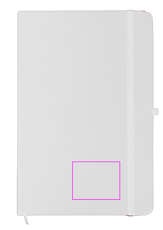 A5 lined notebook made of recycled PU CLEO