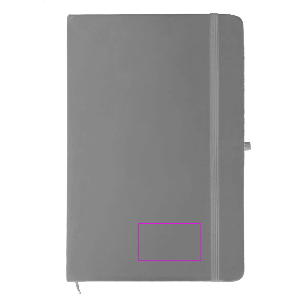 A5 lined notebook made of recycled PU CLEO