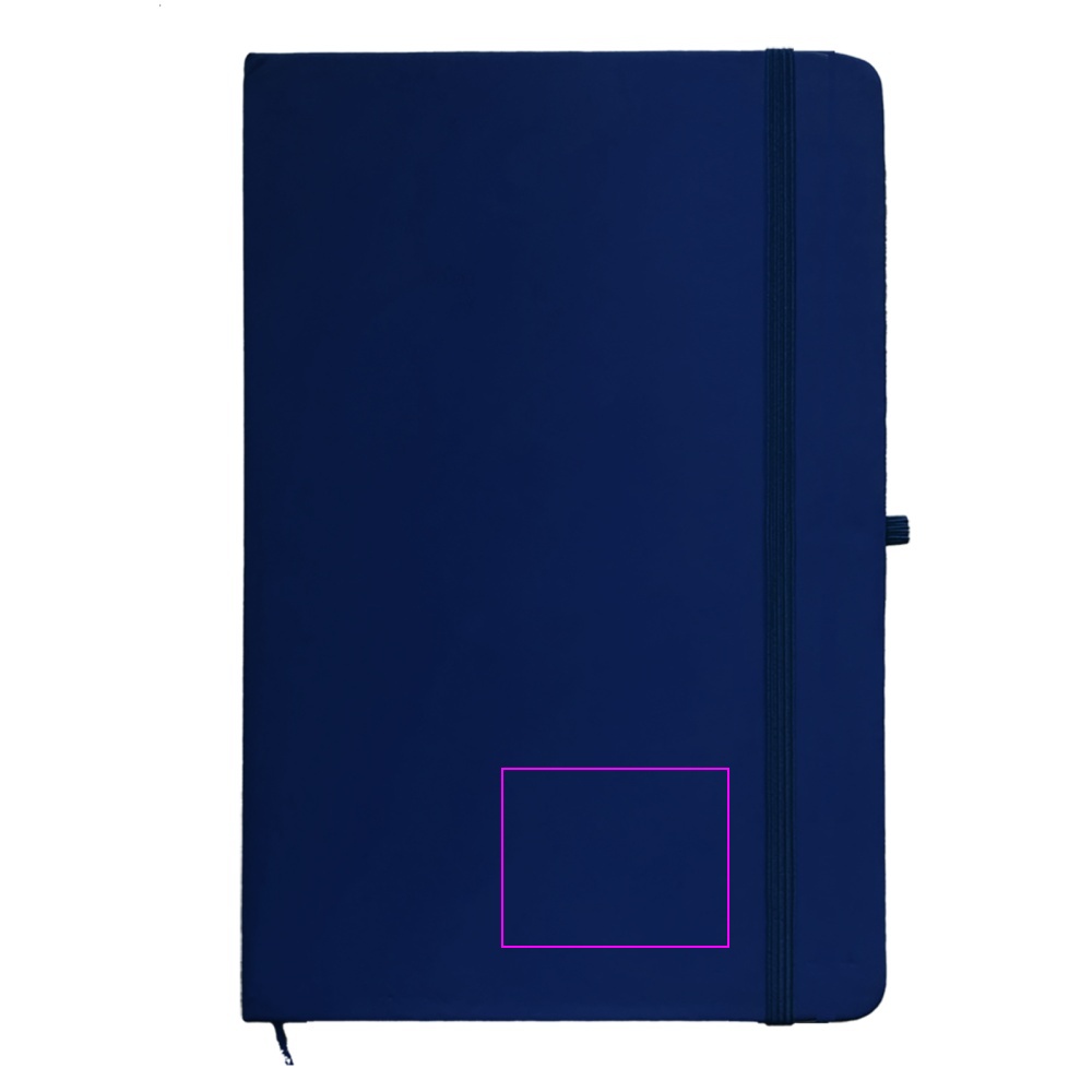 A5 lined notebook made of recycled PU CLEO