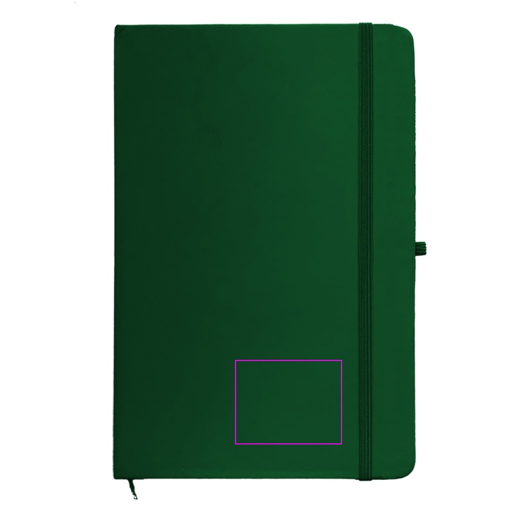 A5 lined notebook made of recycled PU CLEO