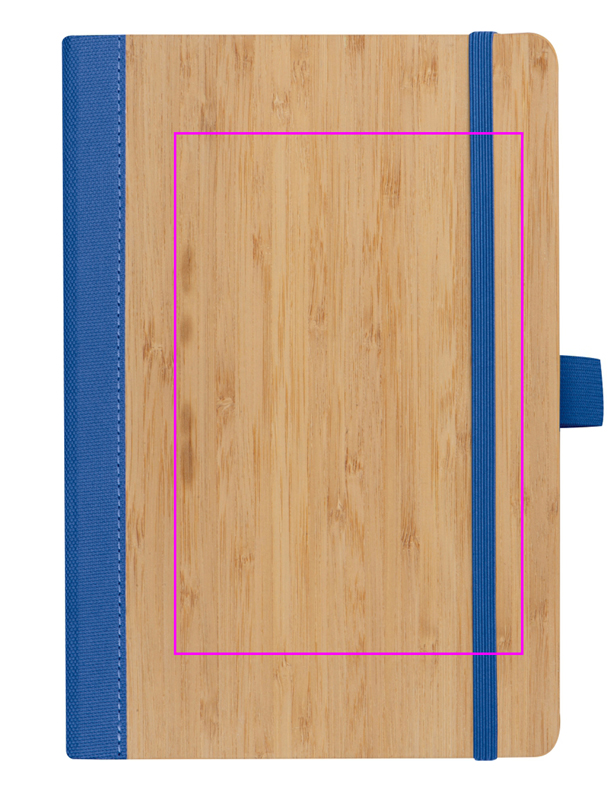 A5 lined notebook made of recycled polyester TEOFILO