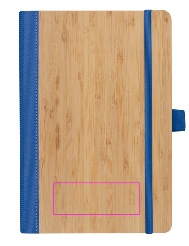 A5 lined notebook made of recycled polyester TEOFILO