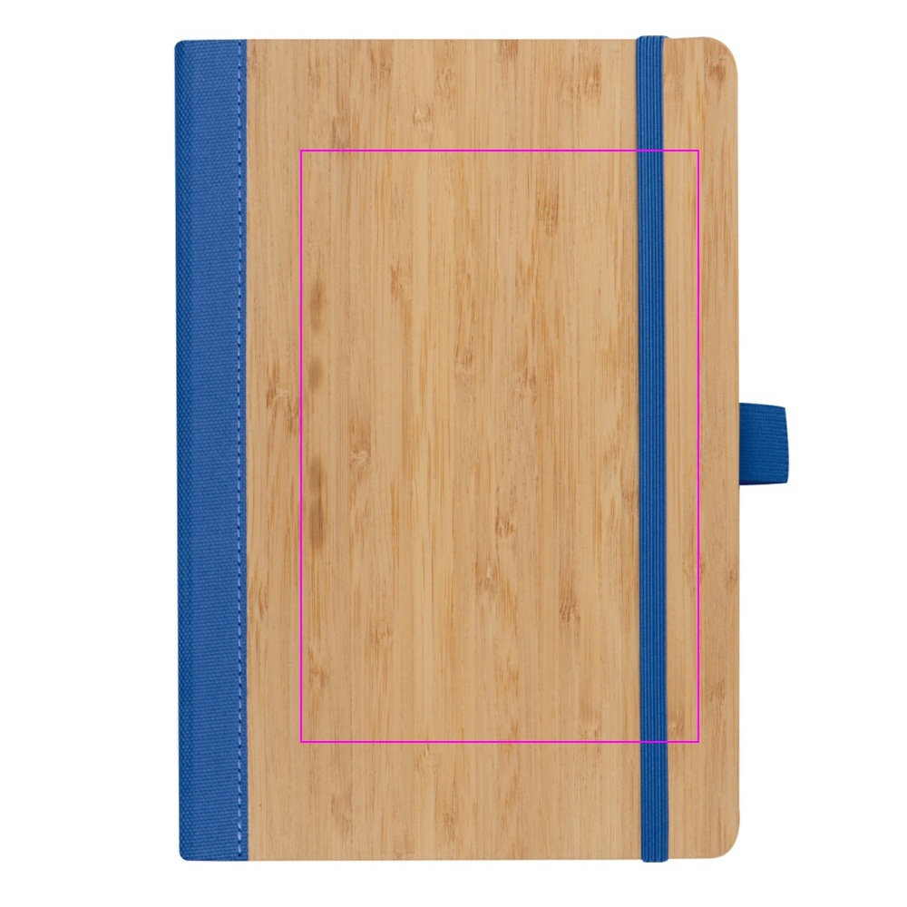 A5 lined notebook made of recycled polyester TEOFILO