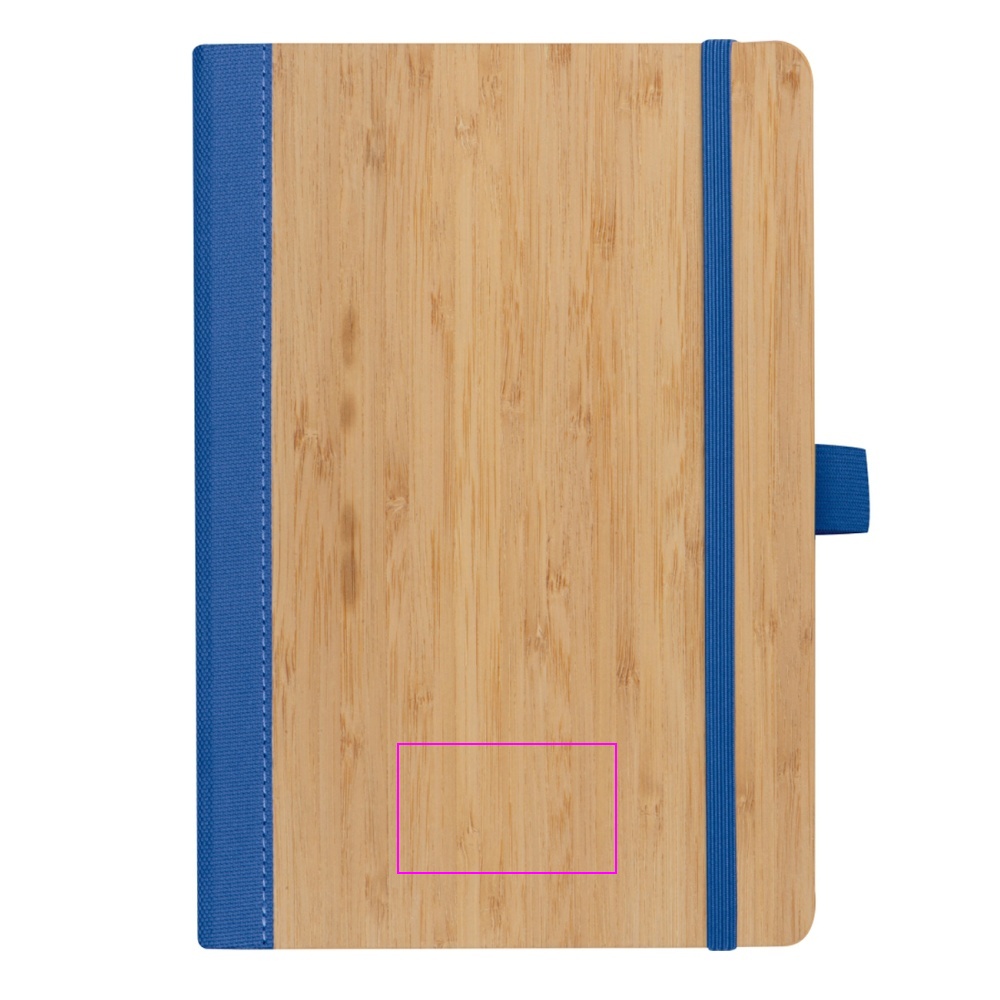 A5 lined notebook made of recycled polyester TEOFILO