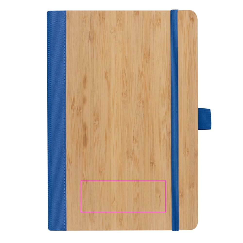 A5 lined notebook made of recycled polyester TEOFILO