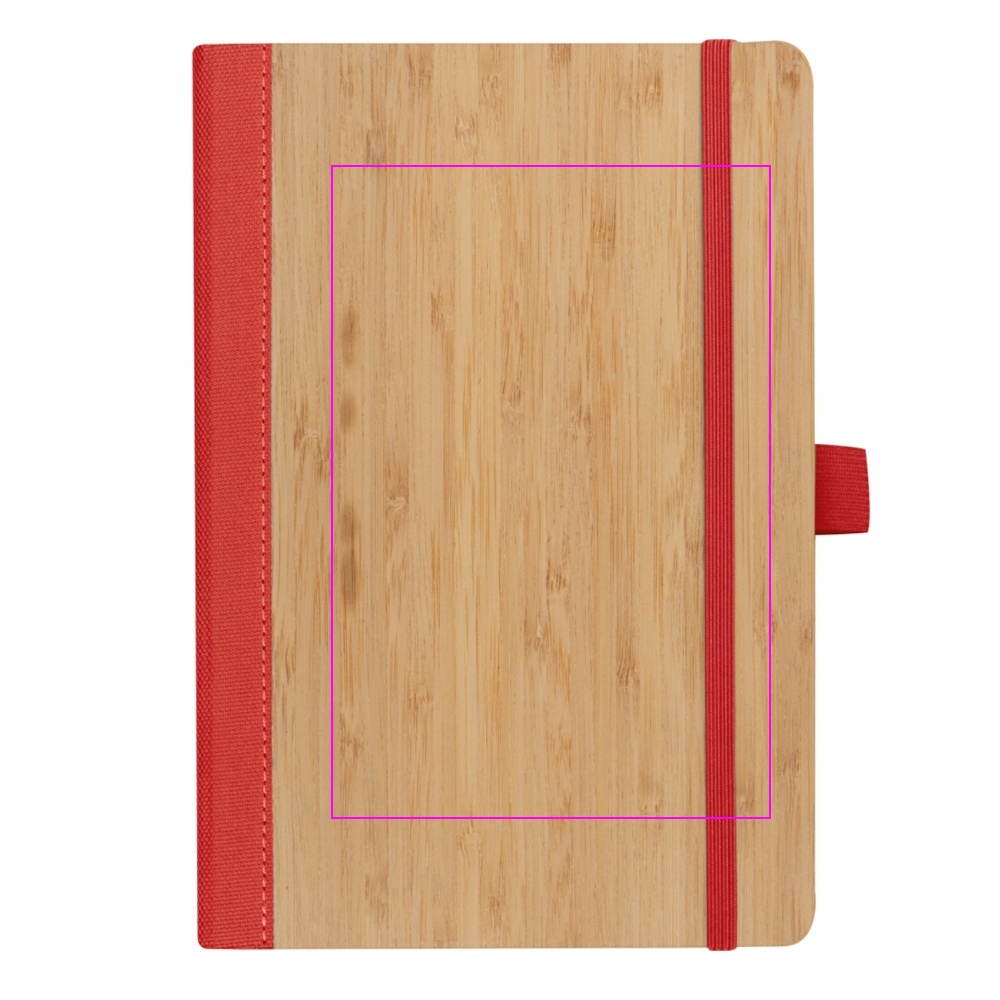 A5 lined notebook made of recycled polyester TEOFILO