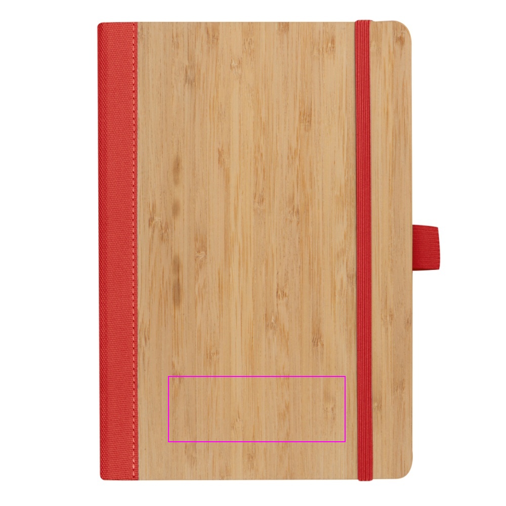 A5 lined notebook made of recycled polyester TEOFILO