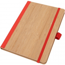 A5 lined notebook made of recycled polyester TEOFILO