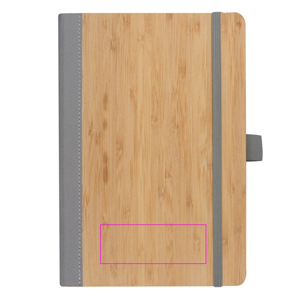 A5 lined notebook made of recycled polyester TEOFILO