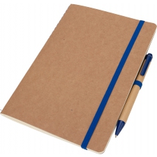 A5 notebook with blank pages and pen made of recycled materials CHLOE