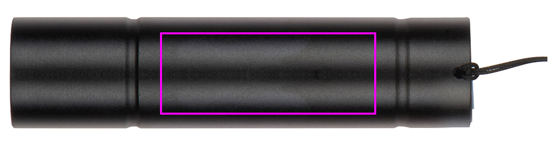 LED flashlight with COB diode RHONDA