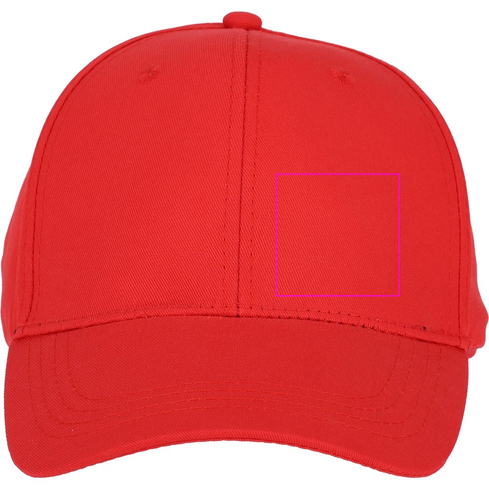 Cotton 6-panel CrisMa baseball cap 190 g/m² FRIEDA