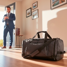 Travel and sport bag ARARAT Schwarzwolf