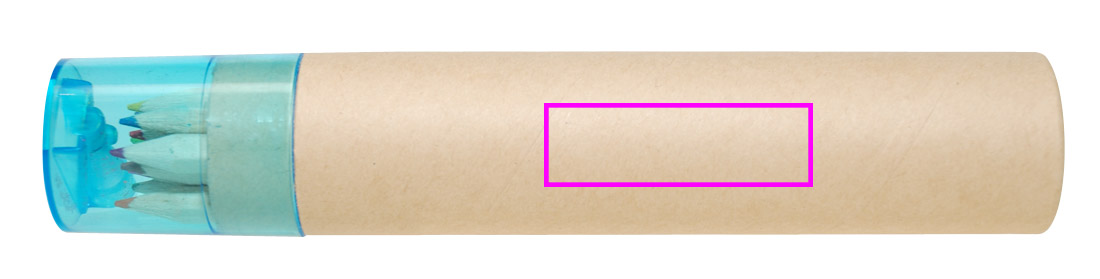 12 wooden colored pencils MIA