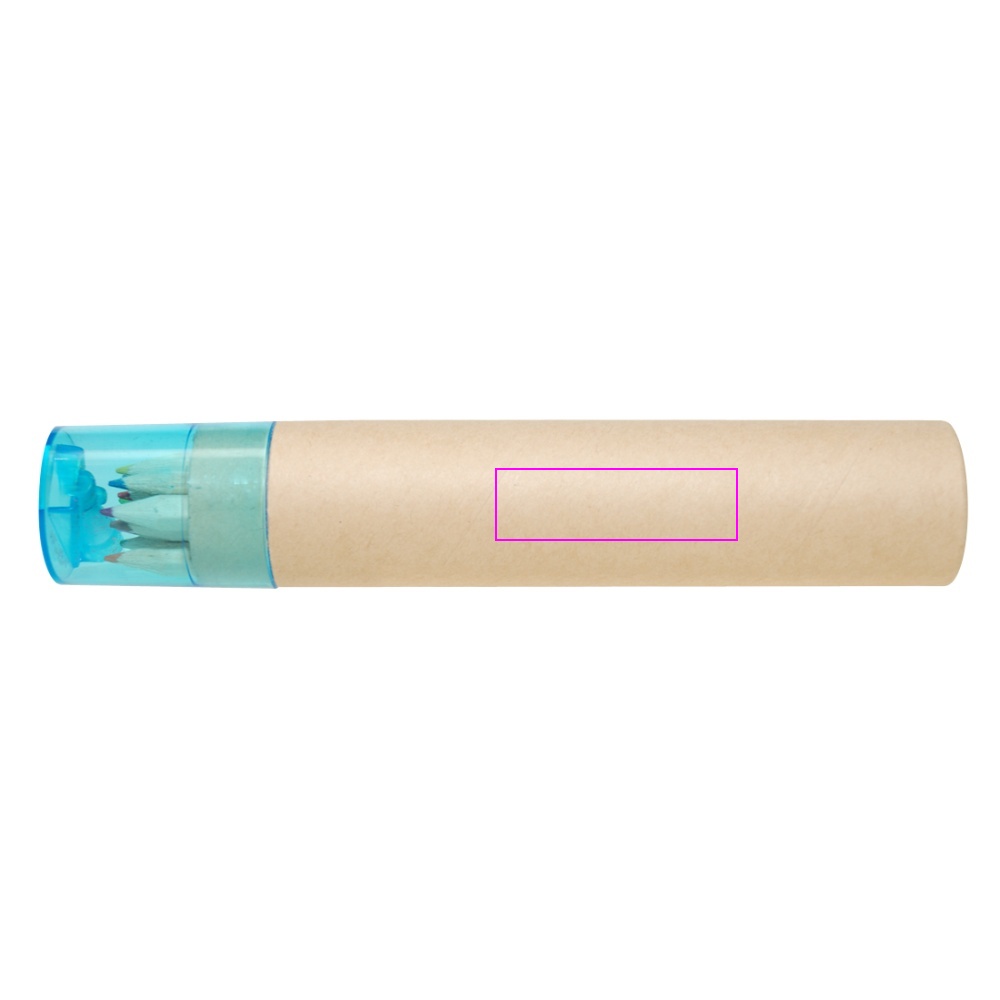12 wooden colored pencils MIA