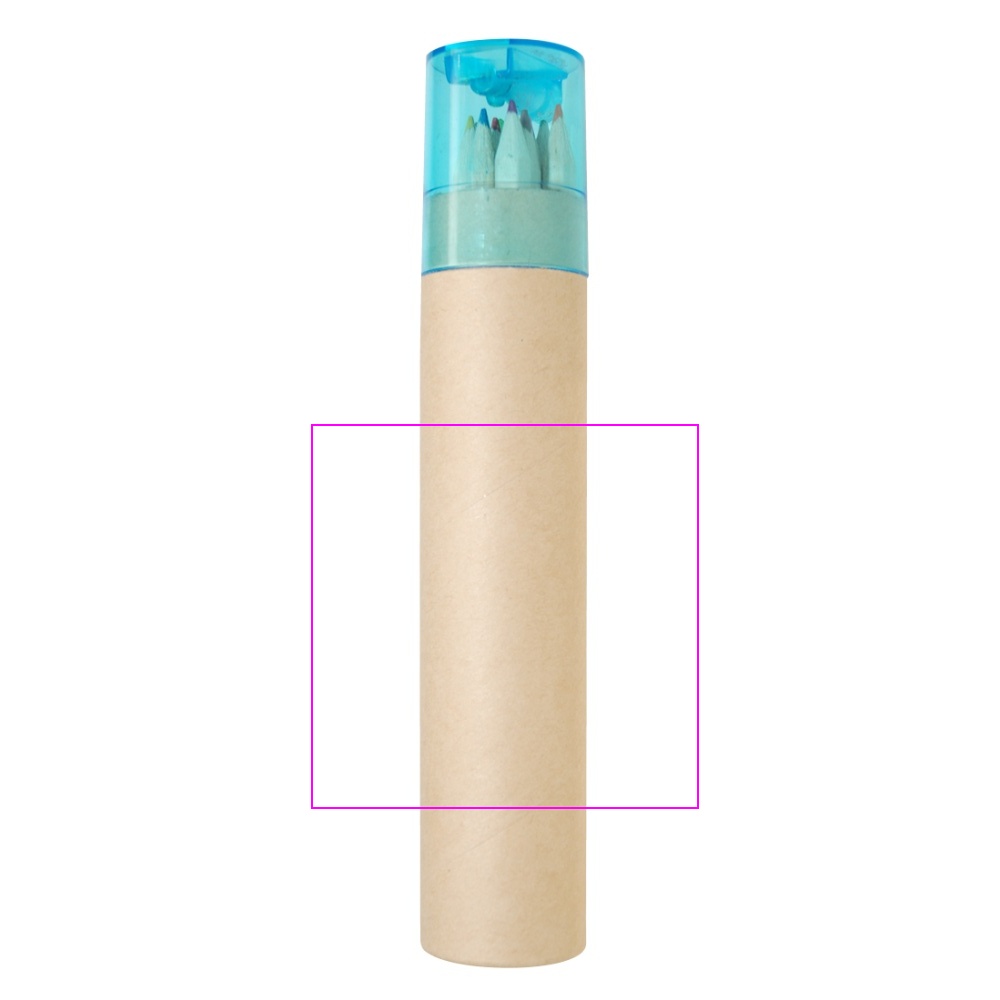 12 wooden colored pencils MIA