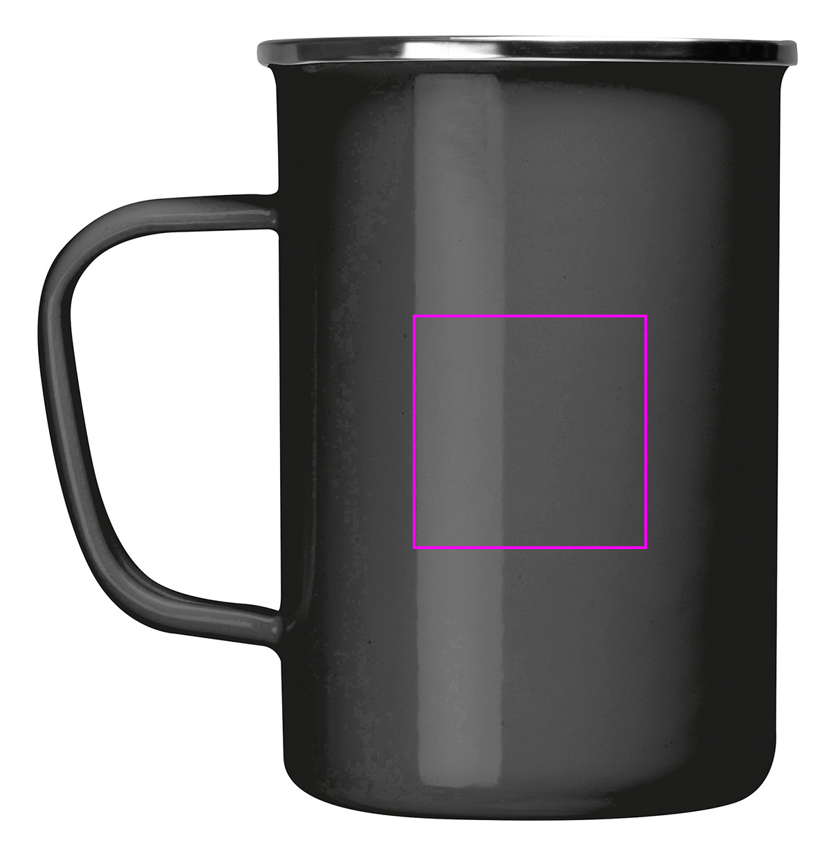 Enamel metal mug 550 ml GENE