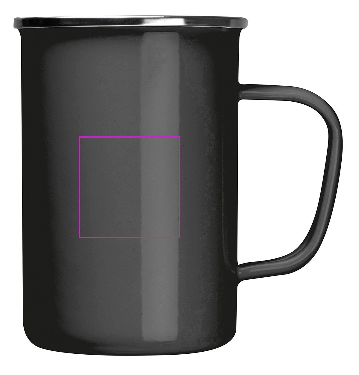 Enamel metal mug 550 ml GENE