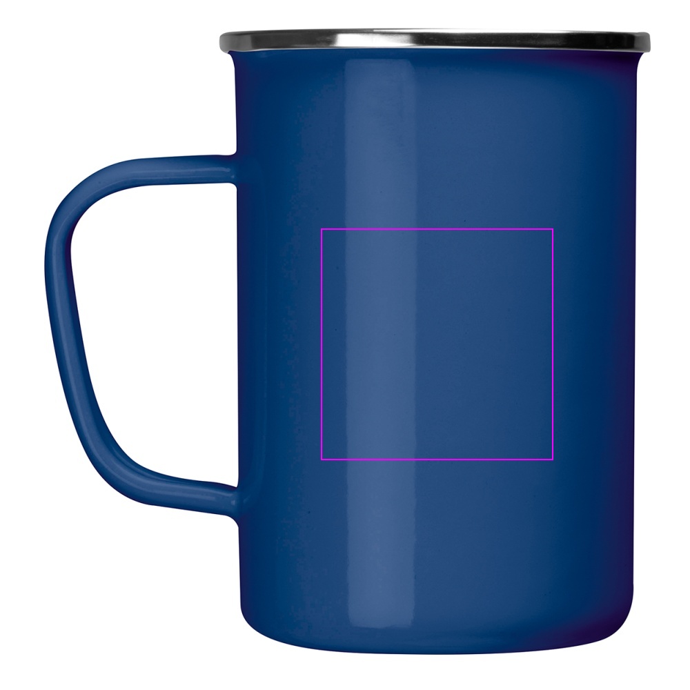 Enamel metal mug 550 ml GENE