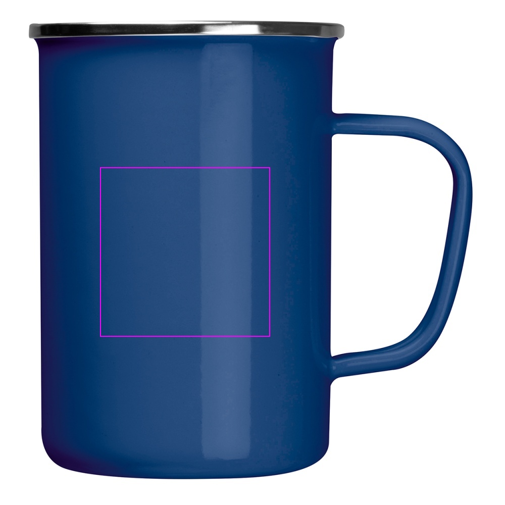 Enamel metal mug 550 ml GENE