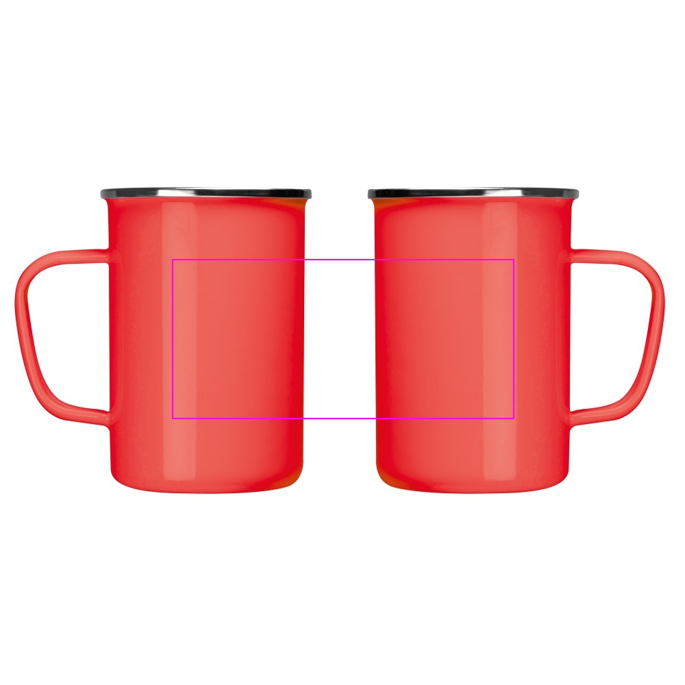Enamel metal mug 550 ml GENE
