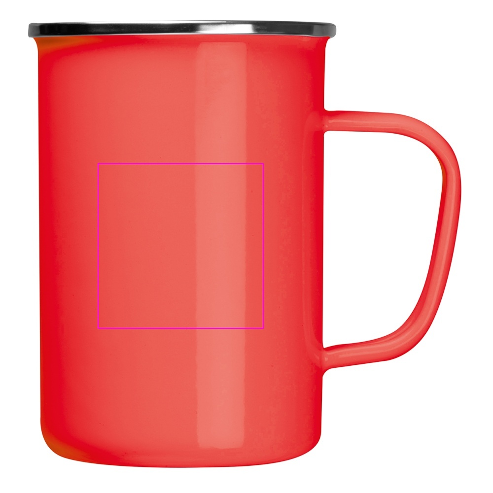 Enamel metal mug 550 ml GENE