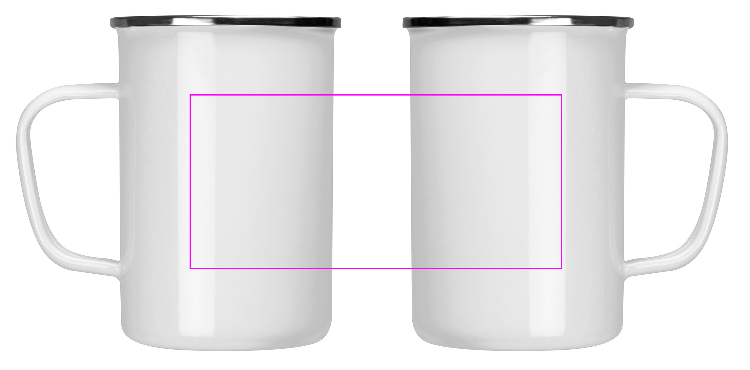 Enamel metal mug 550 ml GENE