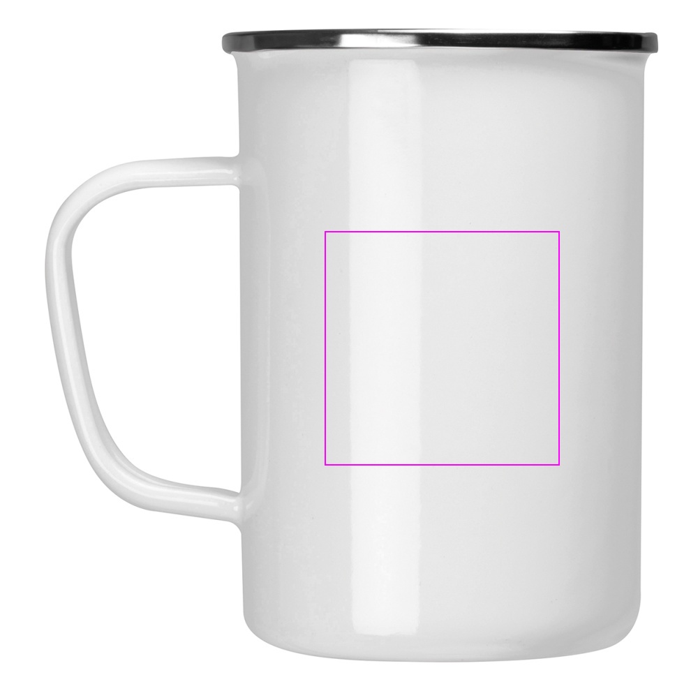 Enamel metal mug 550 ml GENE