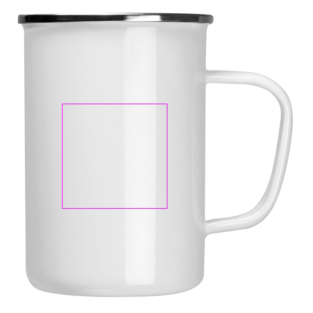 Enamel metal mug 550 ml GENE