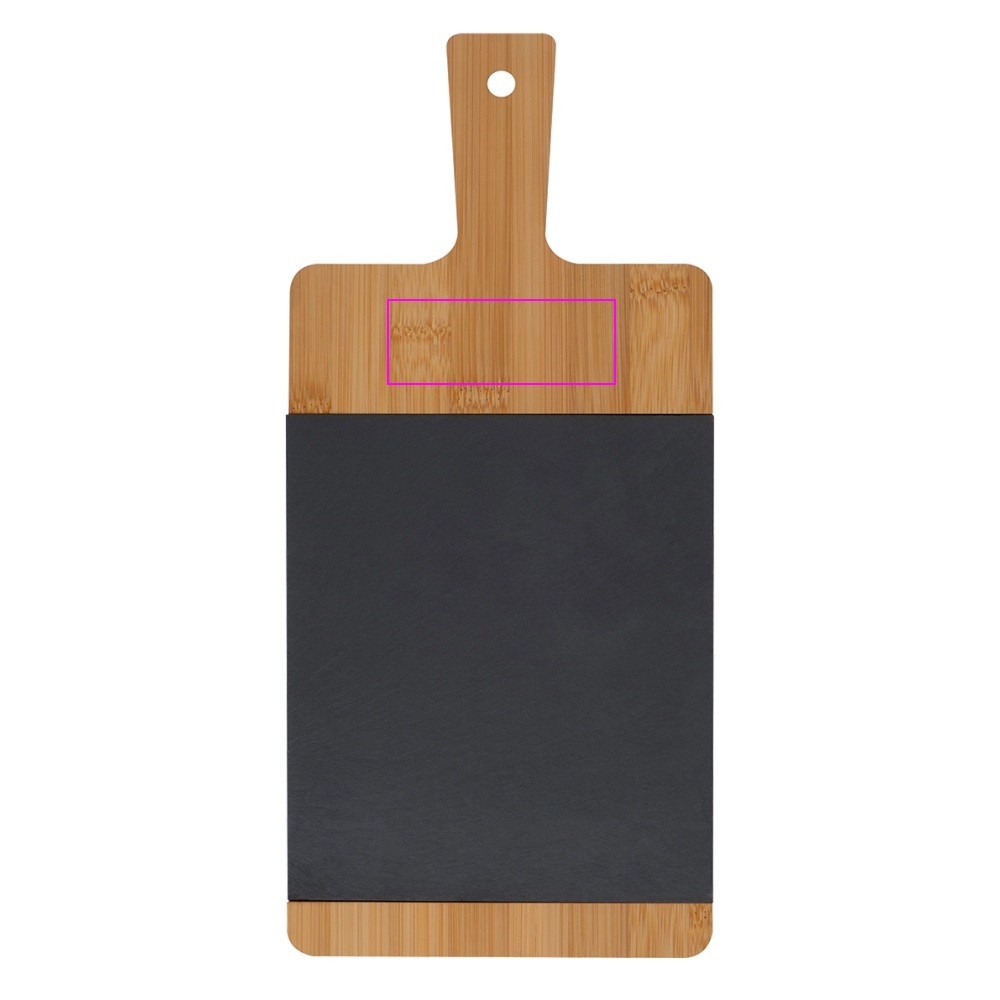 Bamboo cutting board with slate GEMMA