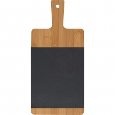 Bamboo cutting board with slate GEMMA