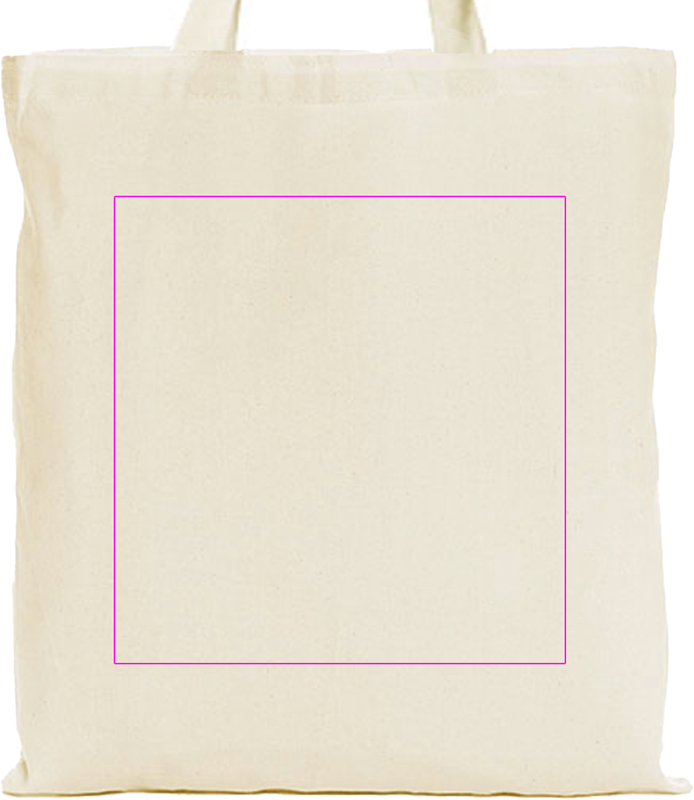 Cotton bag with short handles 140 g/m2 REBECA