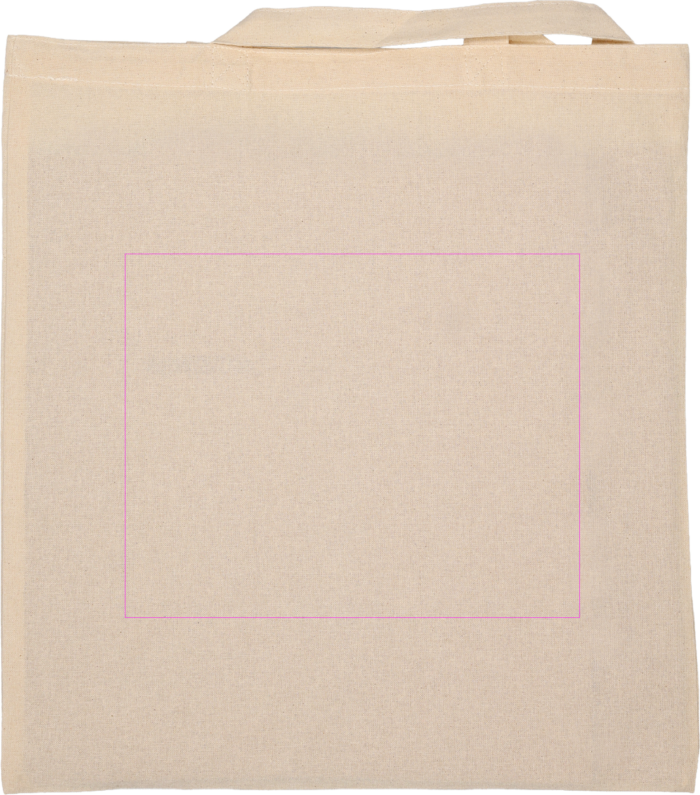 Cotton bag with short handles 140 g/m2 REBECA