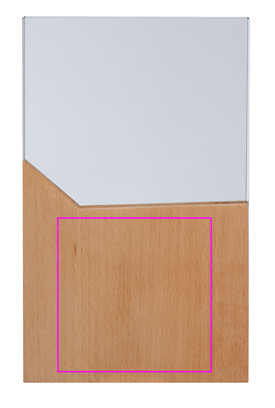 Glass trophy block GLORIA