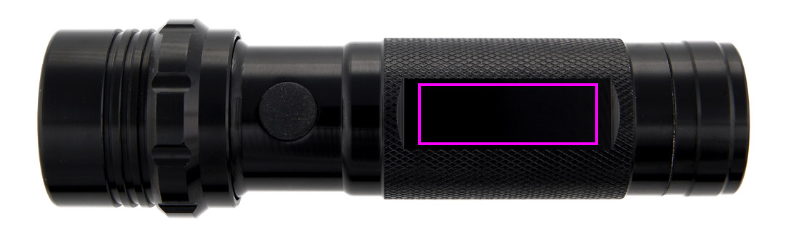 Metal flashlight 14 LED ERASMO