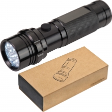 Metal flashlight 14 LED ERASMO