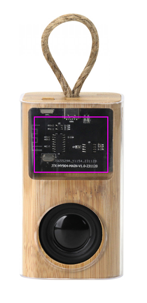 Transparent Bluetooth speaker WIT