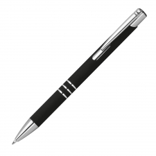 Soft touch semi-gel pen made of recycled aluminum CONSTANZE