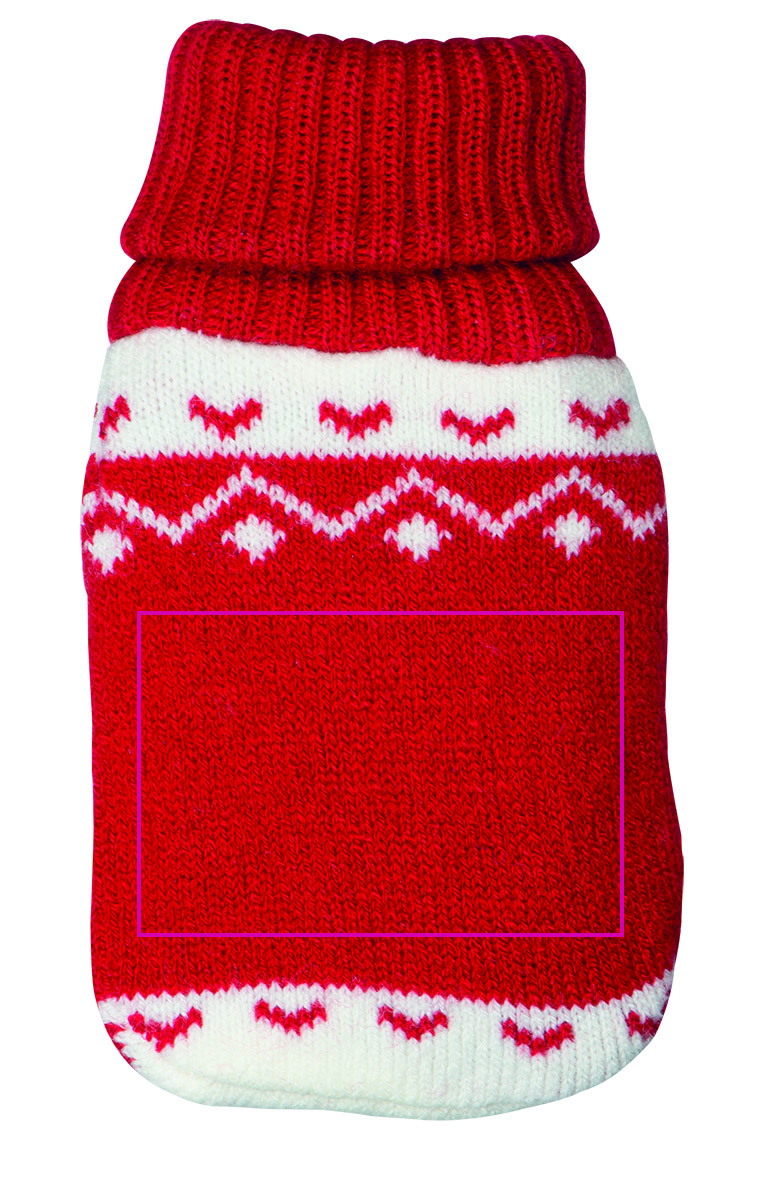 Hand warmer in a Christmas cover ROMEO
