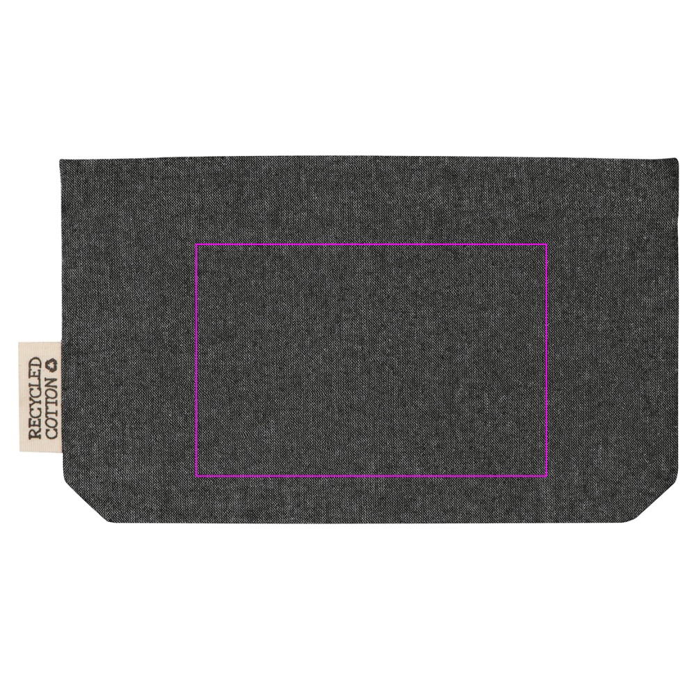 Cosmetic bag made of recycled cotton 180g/m2 HARRY